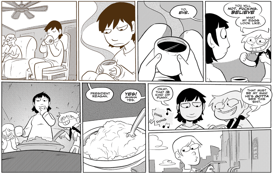 Octopus Pie – #069 – kind of funny (2007-11-07). Meredith Gran, CC BY-NC-SA 3.0 US. https://www.octopuspie.com/comic/069-kind-of-funny/