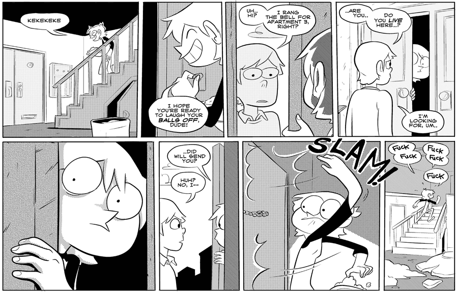 Octopus Pie – #070 – kekeke (2007-11-09). Meredith Gran, CC BY-NC-SA 3.0 US. https://www.octopuspie.com/comic/070-kekeke/