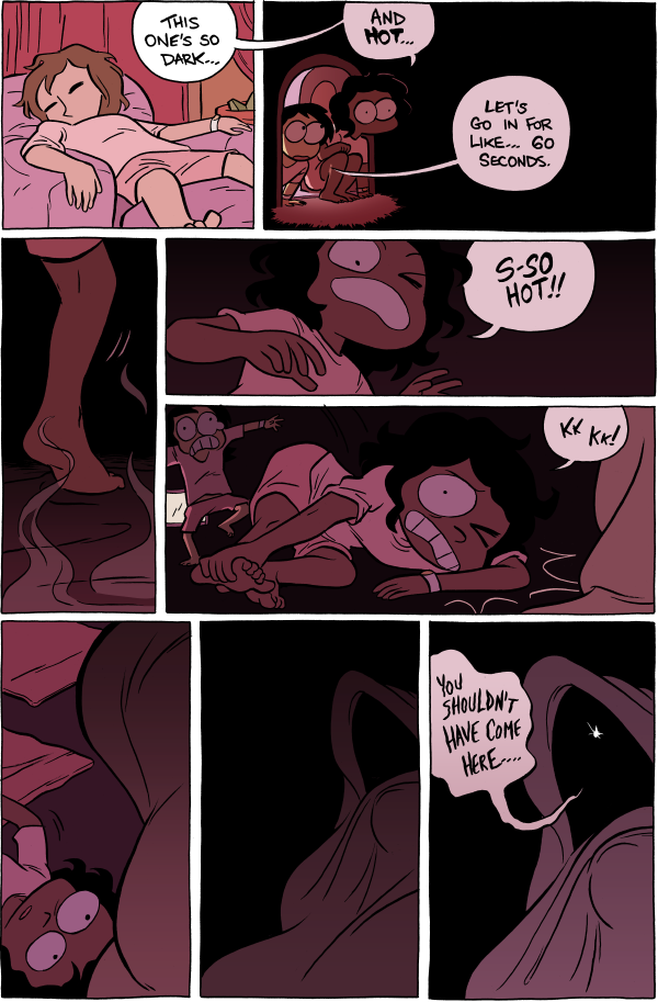 Octopus Pie – #750 – you shouldn’t have come here (2015-02-10). Meredith Gran, CC BY-NC-SA 3.0 US. https://www.octopuspie.com/comic/750-you-shouldnt-have-come-here/