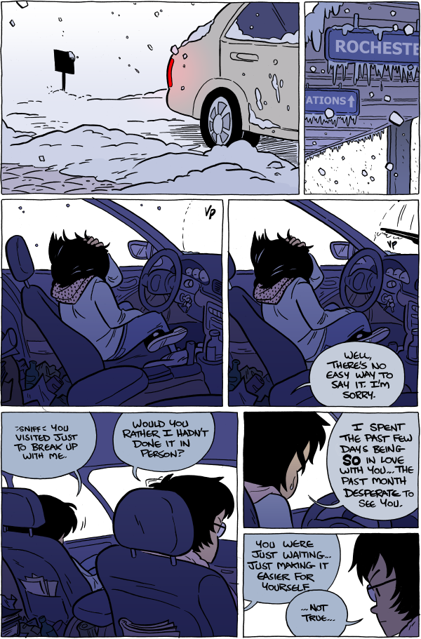 Octopus Pie – #763 – no easy way to say it (2015-03-22). Meredith Gran, CC BY-NC-SA 3.0 US. https://www.octopuspie.com/comic/763-no-easy-way-to-say-it/
