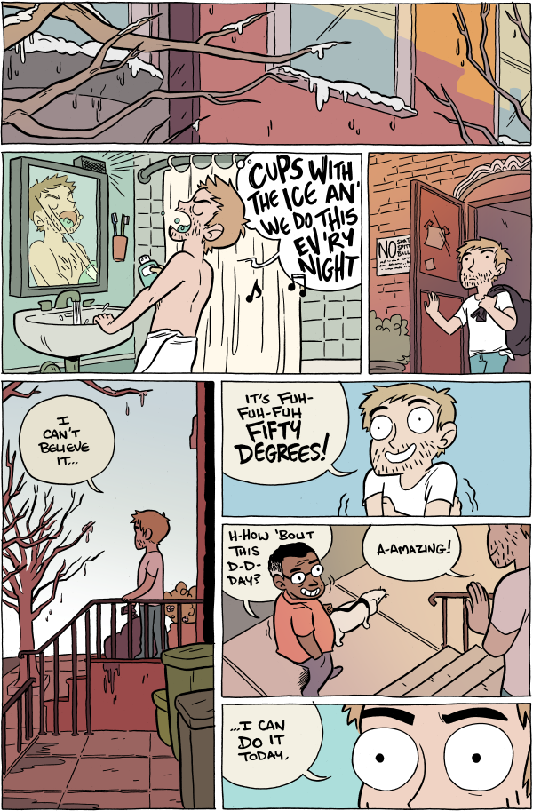 Octopus Pie – #766 – fifty degrees (2015-03-29). Meredith Gran, CC BY-NC-SA 3.0 US. https://www.octopuspie.com/comic/766-fifty-degrees/
