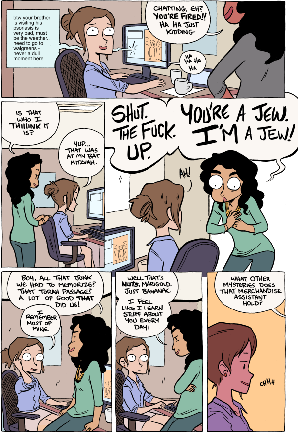 Octopus Pie – #792 – chatting, eh (2015-06-15). Meredith Gran, CC BY-NC-SA 3.0 US. https://www.octopuspie.com/comic/792-chatting-eh/