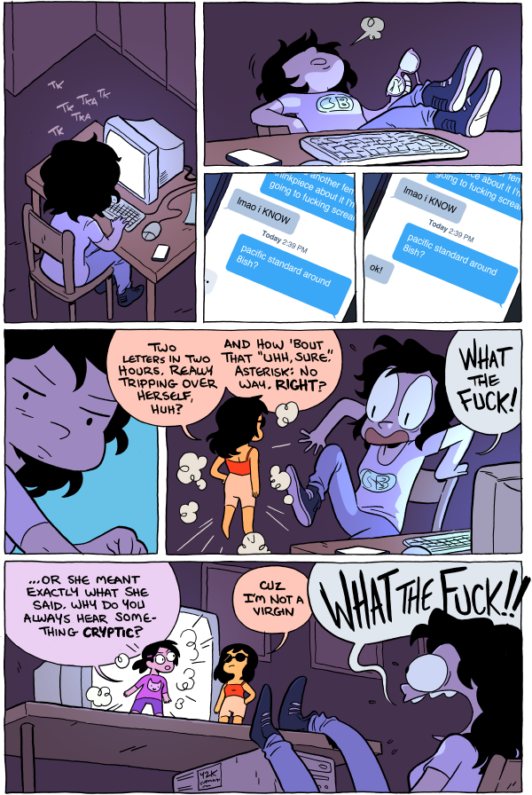 Octopus Pie – #808 – two letters in two hours (2015-07-22). Meredith Gran, CC BY-NC-SA 3.0 US. https://www.octopuspie.com/comic/808-two-letters-in-two-hours/