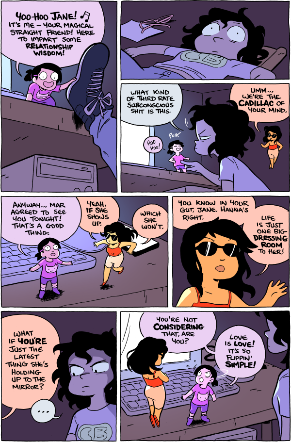 Octopus Pie – #809 – so flippin simple (2015-07-25). Meredith Gran, CC BY-NC-SA 3.0 US. https://www.octopuspie.com/comic/809-so-flippin-simple/