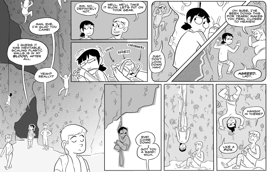 Octopus Pie – #077 – like a fox (2007-11-28). Meredith Gran, CC BY-NC-SA 3.0 US. https://www.octopuspie.com/comic/077-like-a-fox/