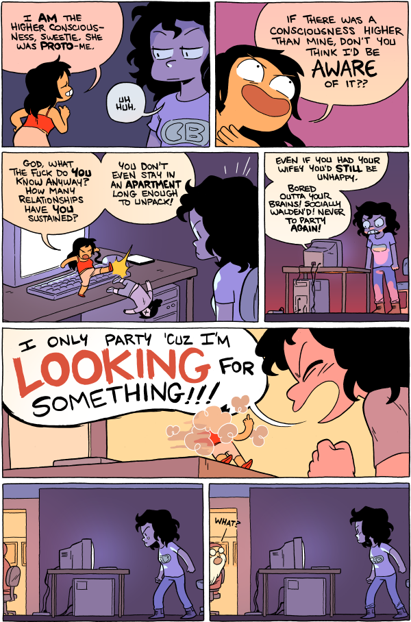 Octopus Pie – #812 – never to party again (2015-07-30). Meredith Gran, CC BY-NC-SA 3.0 US. https://www.octopuspie.com/comic/812-never-to-party-again/