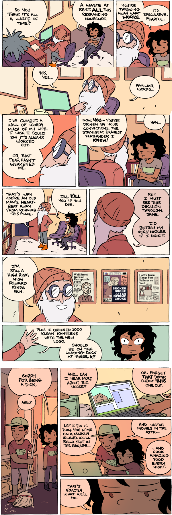 Octopus Pie – #813 + 814 – forget that dump (2015-08-08). Meredith Gran, CC BY-NC-SA 3.0 US. https://www.octopuspie.com/comic/813-814-forget-that-dump/