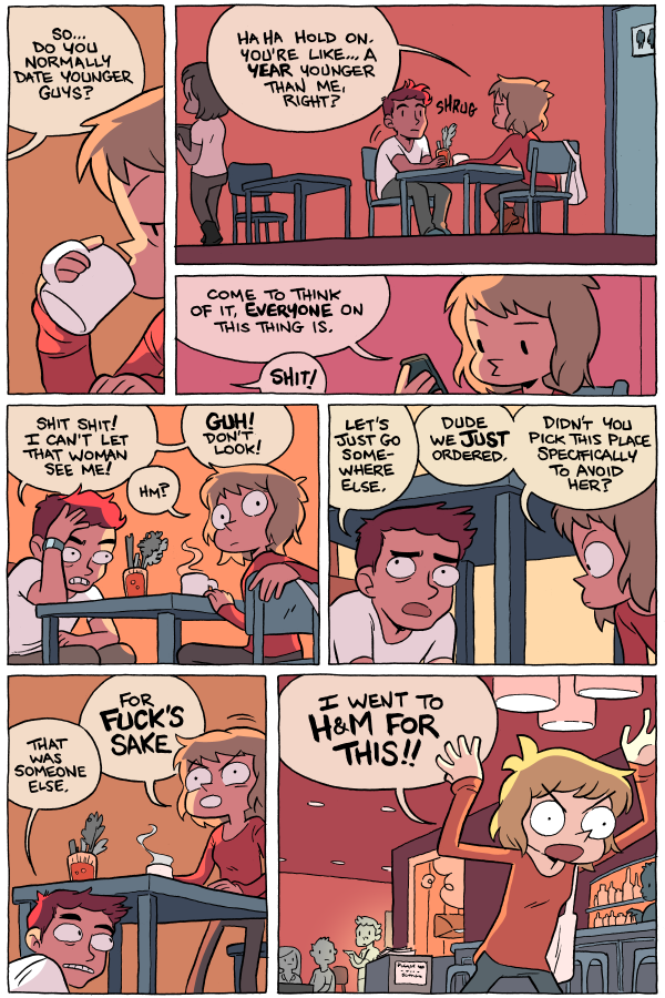 Octopus Pie – #836 – everyone on this thing is (2015-10-18). Meredith Gran, CC BY-NC-SA 3.0 US. https://www.octopuspie.com/comic/836-everyone-on-this-thing-is/