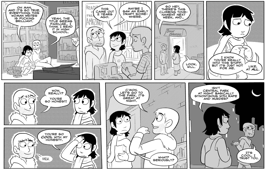 Octopus Pie – #078 – it’s cool (2007-11-30). Meredith Gran, CC BY-NC-SA 3.0 US. https://www.octopuspie.com/comic/078-its-cool/