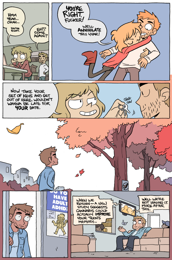 Octopus Pie – #840 – annihilate this year (2015-10-29). Meredith Gran, CC BY-NC-SA 3.0 US. https://www.octopuspie.com/comic/840-annihilate-this-year/