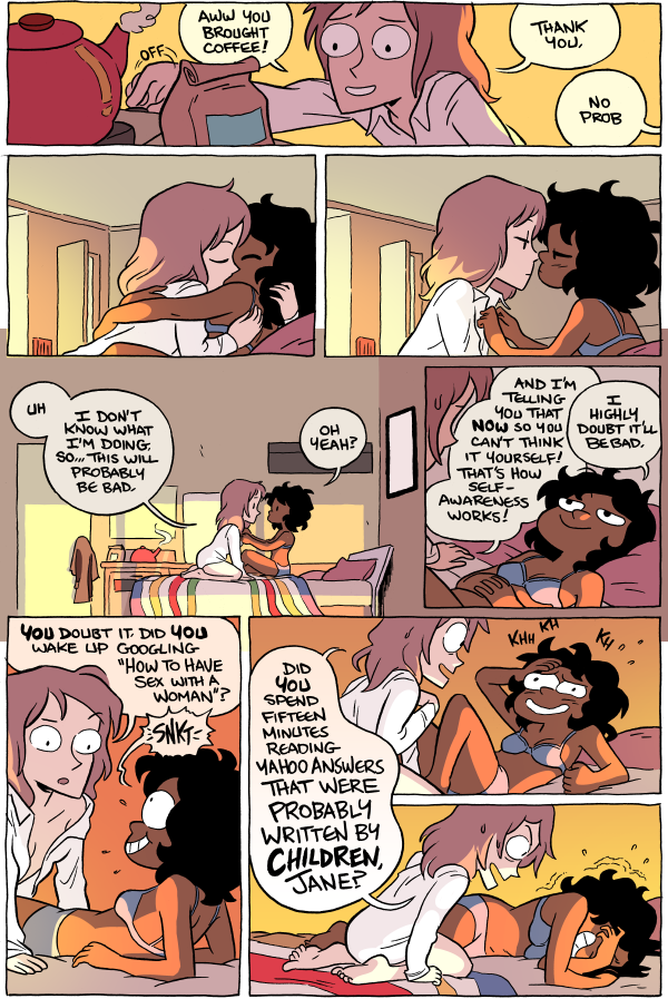 Octopus Pie – #843 – this will probably be bad (2015-11-05). Meredith Gran, CC BY-NC-SA 3.0 US. https://www.octopuspie.com/comic/843-this-will-probably-be-bad/