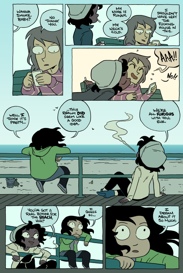 Octopus Pie – #852 – boner for the beach (2015-12-01). Meredith Gran, CC BY-NC-SA 3.0 US. https://www.octopuspie.com/comic/852-boner-for-the-beach/
