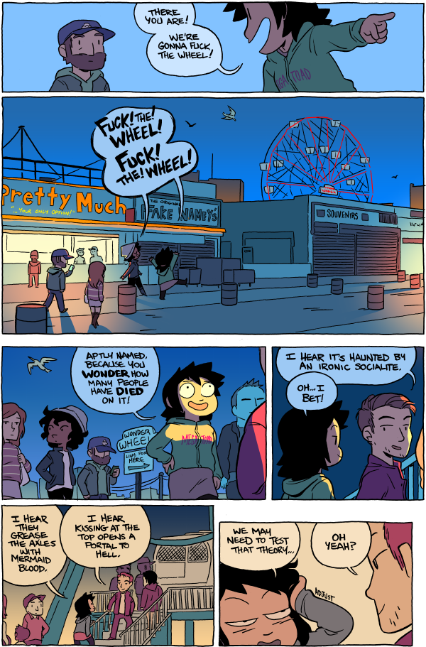 Octopus Pie – #857 – a portal to hell (2015-12-20). Meredith Gran, CC BY-NC-SA 3.0 US. https://www.octopuspie.com/comic/857-a-portal-to-hell/