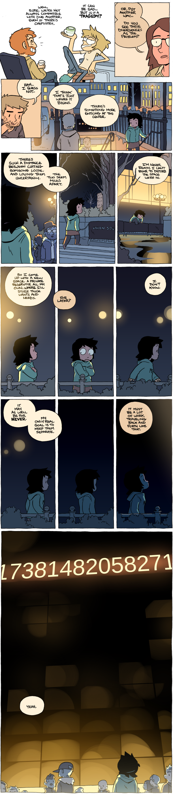 Octopus Pie – #873-875 – traveling back and forth (2016-02-18). Meredith Gran, CC BY-NC-SA 3.0 US. https://www.octopuspie.com/comic/873-875-traveling-back-and-forth/