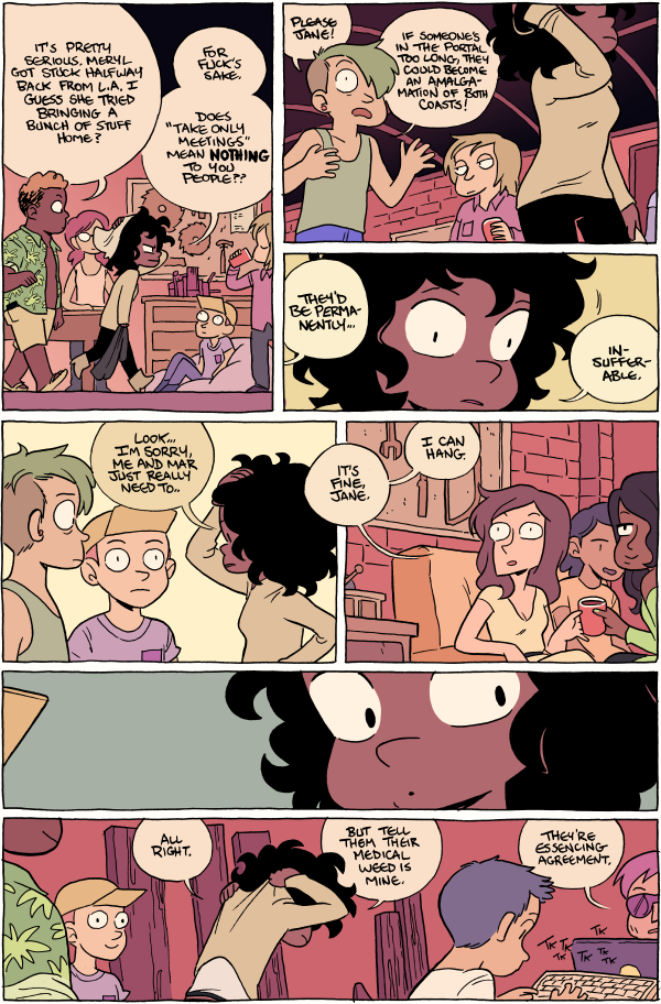 Octopus Pie – #880 – essencing agreement (2016-03-16). Meredith Gran, CC BY-NC-SA 3.0 US. https://www.octopuspie.com/comic/880-essencing-agreement/