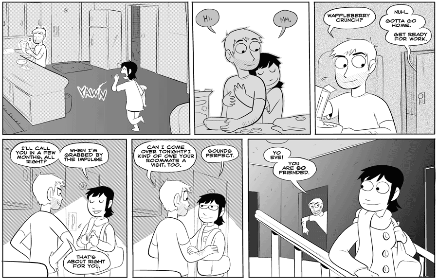 Octopus Pie – #081 – sounds perfect (2007-12-07). Meredith Gran, CC BY-NC-SA 3.0 US. https://www.octopuspie.com/comic/081-sounds-perfect/