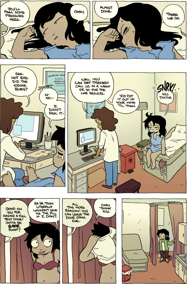 Octopus Pie – #894 – leave the door open (2016-04-29). Meredith Gran, CC BY-NC-SA 3.0 US. https://www.octopuspie.com/comic/894-leave-the-door-open/