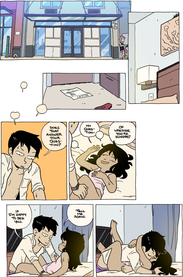 Octopus Pie – #897 – tell me again (2016-05-05). Meredith Gran, CC BY-NC-SA 3.0 US. https://www.octopuspie.com/comic/897-tell-me-again/