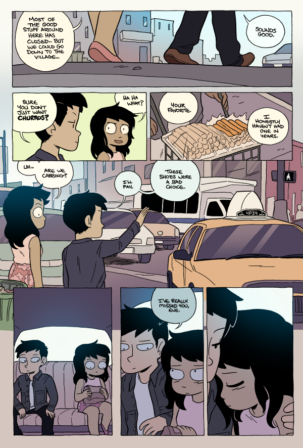Octopus Pie – #898 – churros (2016-05-07). Meredith Gran, CC BY-NC-SA 3.0 US. https://www.octopuspie.com/comic/898-churros/