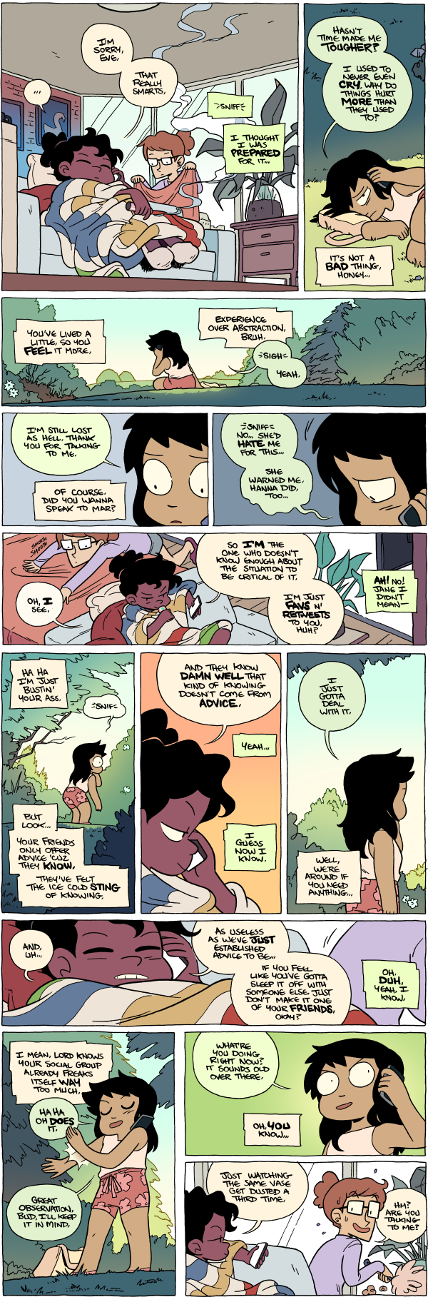Octopus Pie – #904 + 905 – knowing (2016-05-23). Meredith Gran, CC BY-NC-SA 3.0 US. https://www.octopuspie.com/comic/904-905-knowing/