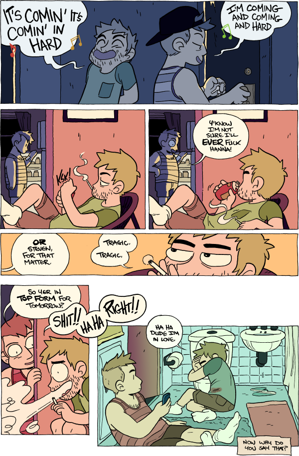 Octopus Pie – #923 – top form (2016-07-28). Meredith Gran, CC BY-NC-SA 3.0 US. https://www.octopuspie.com/comic/923-top-form/