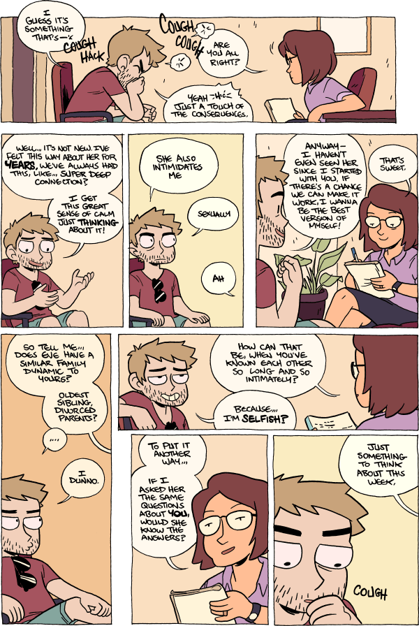 Octopus Pie – #924 – this great sense of calm (2016-07-29). Meredith Gran, CC BY-NC-SA 3.0 US. https://www.octopuspie.com/comic/924-this-great-sense-of-calm/