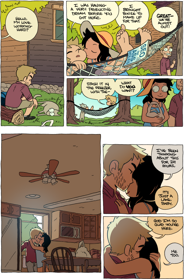 Octopus Pie – #938 – a very productive dream (2016-08-28). Meredith Gran, CC BY-NC-SA 3.0 US. https://www.octopuspie.com/comic/938-a-very-productive-dream/