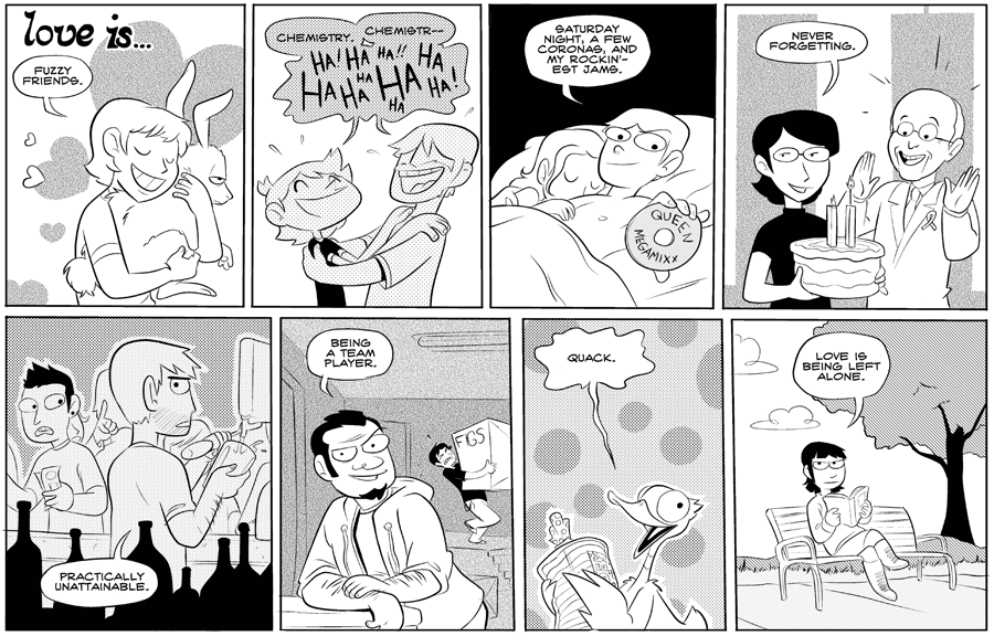 Octopus Pie – #086 – love is… (2007-12-19). Meredith Gran, CC BY-NC-SA 3.0 US. https://www.octopuspie.com/comic/086-love-is/