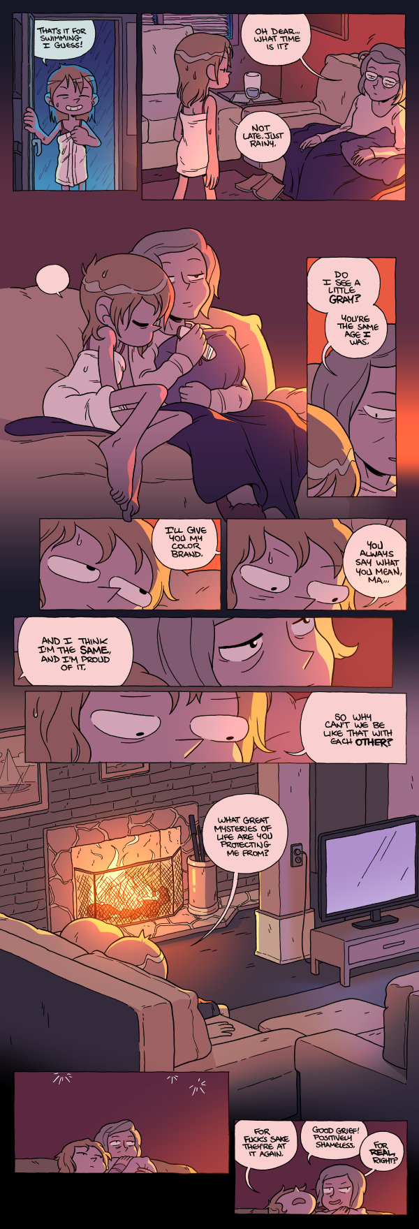 Octopus Pie – #951 + 952 – that’s it for swimming (2016-10-26). Meredith Gran, CC BY-NC-SA 3.0 US. https://www.octopuspie.com/comic/951-952-thats-it-for-swimming/