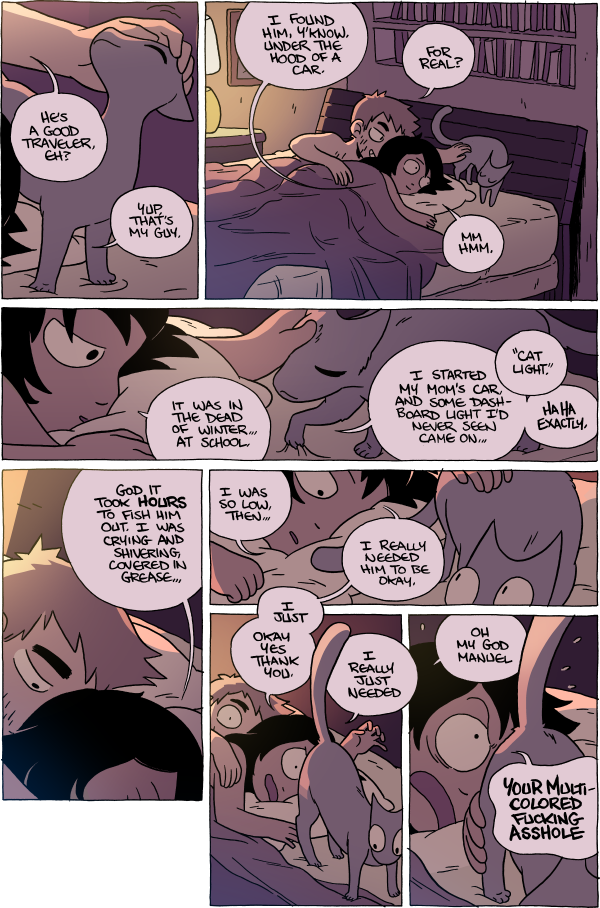 Octopus Pie – #959 – cat light (2016-11-15). Meredith Gran, CC BY-NC-SA 3.0 US. https://www.octopuspie.com/comic/959-cat-light/