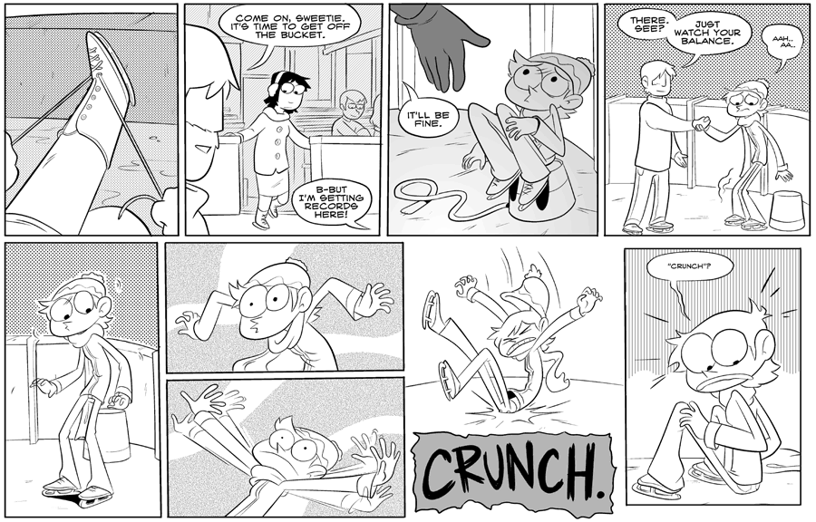 Octopus Pie – #088 – crunch (2007-12-26). Meredith Gran, CC BY-NC-SA 3.0 US. https://www.octopuspie.com/comic/088-crunch/