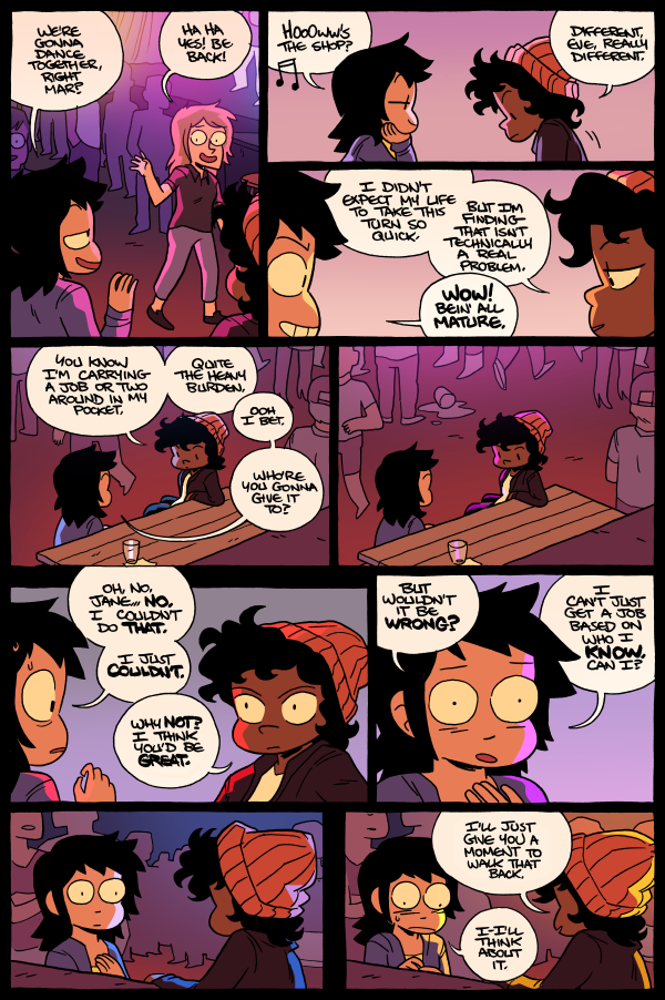 Octopus Pie – #1004 – walk that back (2017-04-15). Meredith Gran, CC BY-NC-SA 3.0 US. https://www.octopuspie.com/comic/1004-walk-that-back/