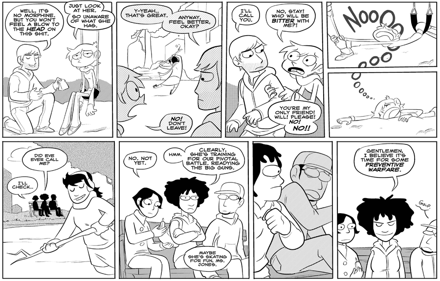 Octopus Pie – #095 – so unaware (2008-01-11). Meredith Gran, CC BY-NC-SA 3.0 US. https://www.octopuspie.com/comic/095-so-unaware/