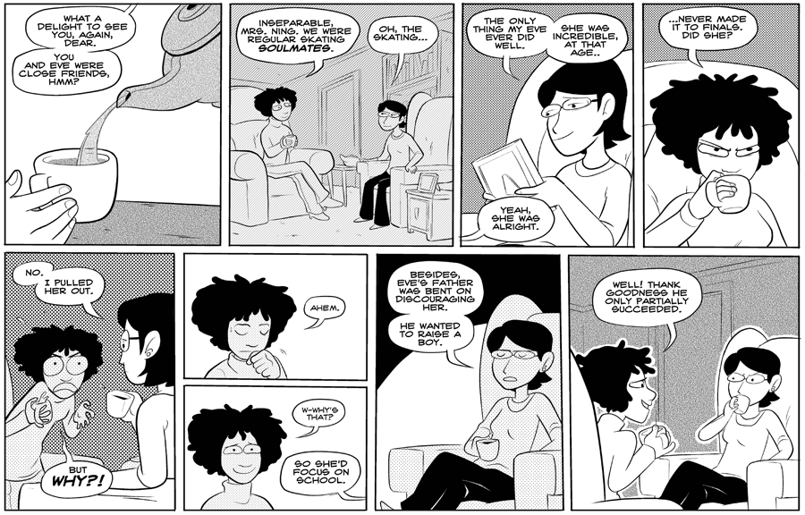 Octopus Pie – #096 – skating soulmates (2008-01-14). Meredith Gran, CC BY-NC-SA 3.0 US. https://www.octopuspie.com/comic/096-skating-soulmates/