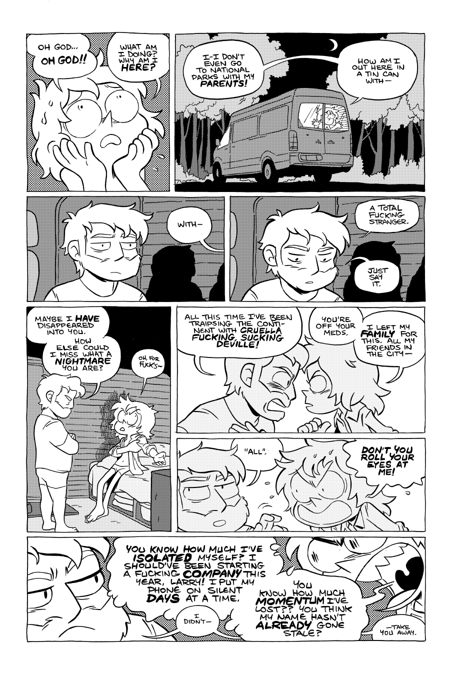 Octopus Pie – #6 – out here in a tin can (2022-10-04). Meredith Gran, CC BY-NC-SA 3.0 US. https://www.octopuspie.com/comic/6-out-here-in-a-tin-can/