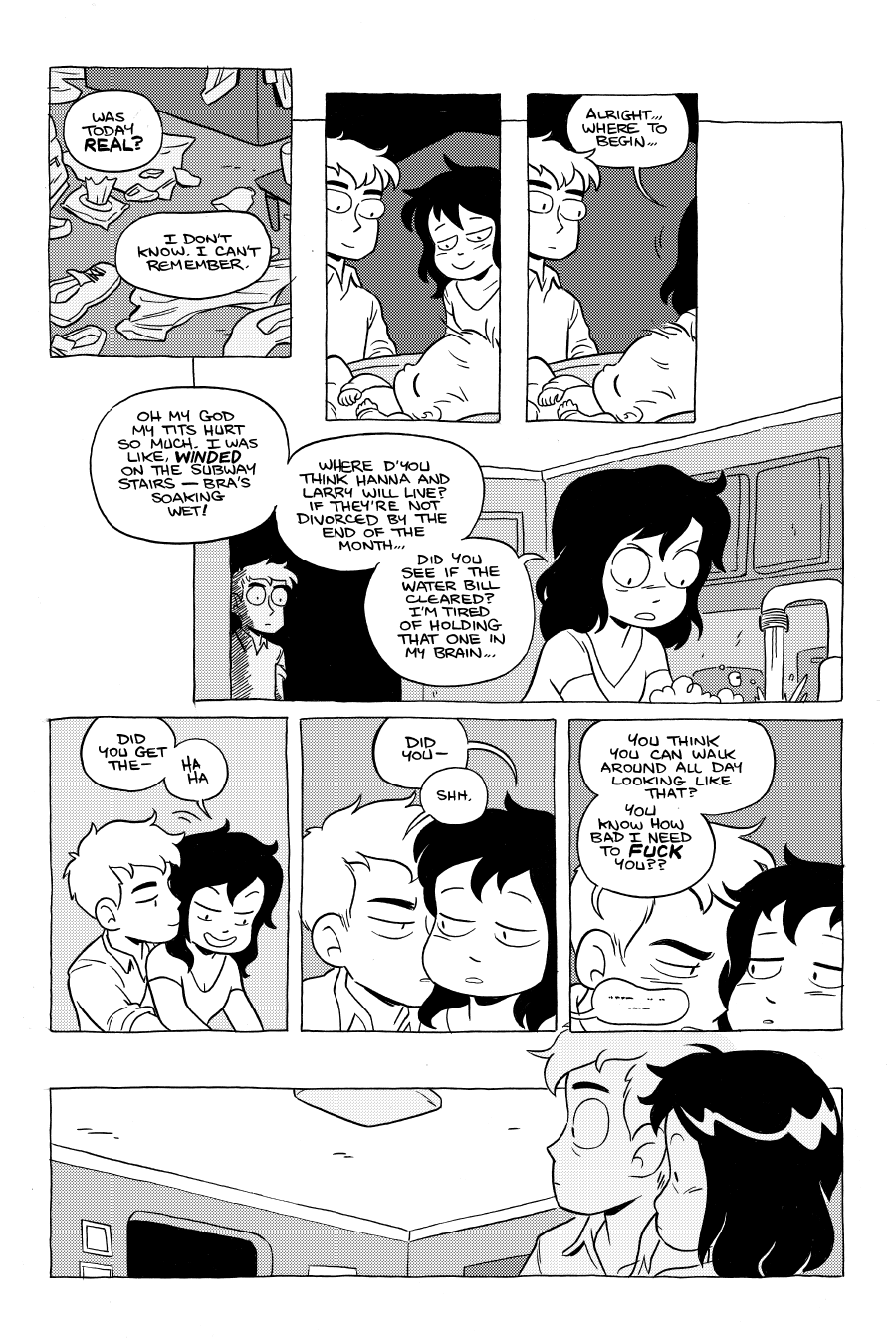 Octopus Pie – #13 – where to begin (2022-10-10). Meredith Gran, CC BY-NC-SA 3.0 US. https://www.octopuspie.com/comic/13-where-to-begin/