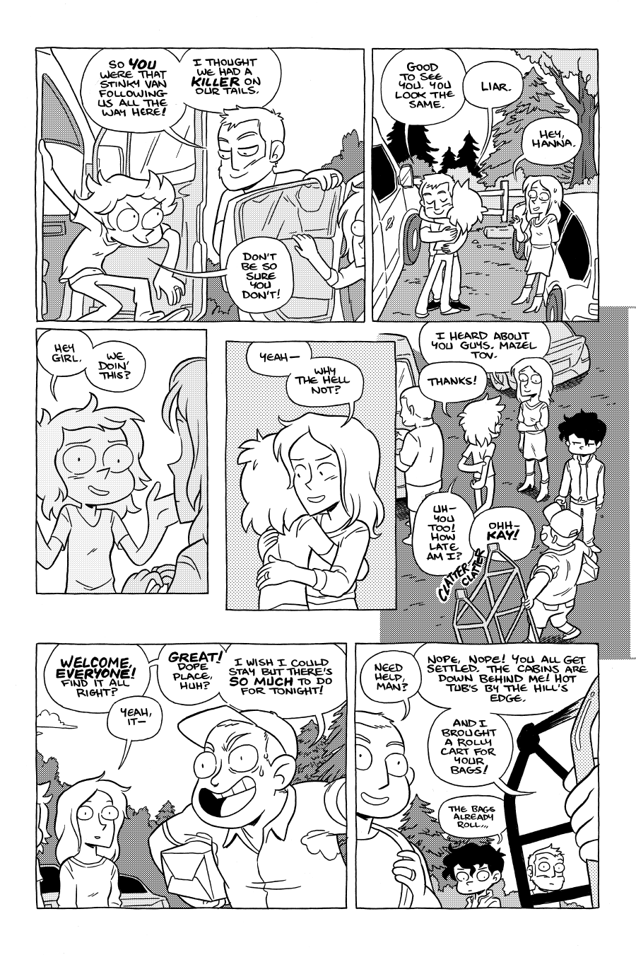 Octopus Pie – #18 – welcome, everyone (2022-10-15). Meredith Gran, CC BY-NC-SA 3.0 US. https://www.octopuspie.com/comic/18-welcome-everyone/