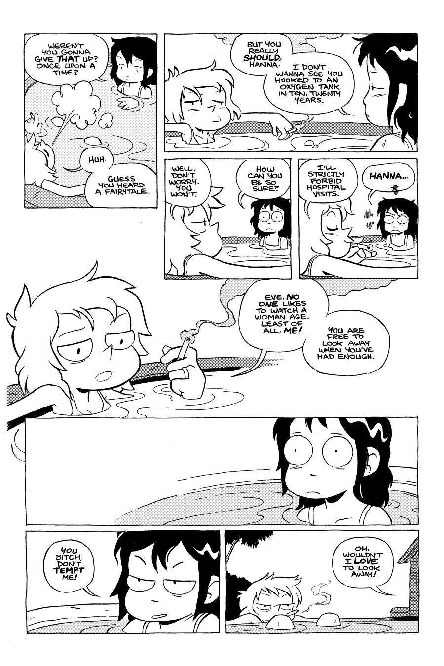 Octopus Pie – #22 – you are free to look away (2022-10-19). Meredith Gran, CC BY-NC-SA 3.0 US. https://www.octopuspie.com/comic/22-you-are-free-to-look-away/