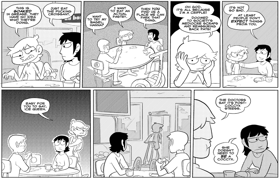 Octopus Pie – #98 – ice queen (2008-01-18). Meredith Gran, CC BY-NC-SA 3.0 US. https://www.octopuspie.com/comic/98-ice-queen/