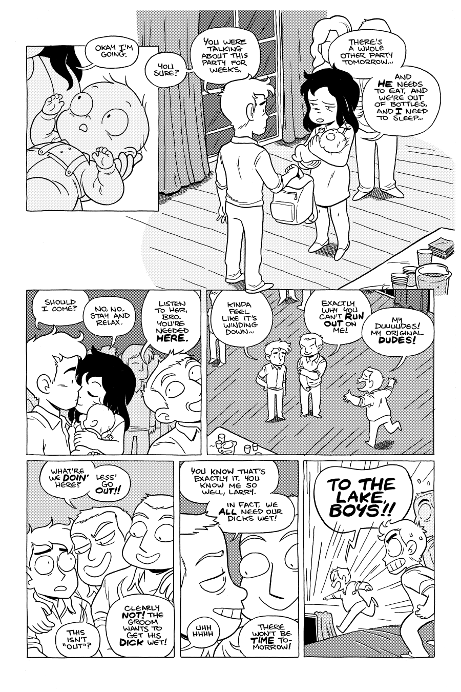 Octopus Pie – #36 – let’s go out (2022-11-02). Meredith Gran, CC BY-NC-SA 3.0 US. https://www.octopuspie.com/comic/36-lets-go-out/
