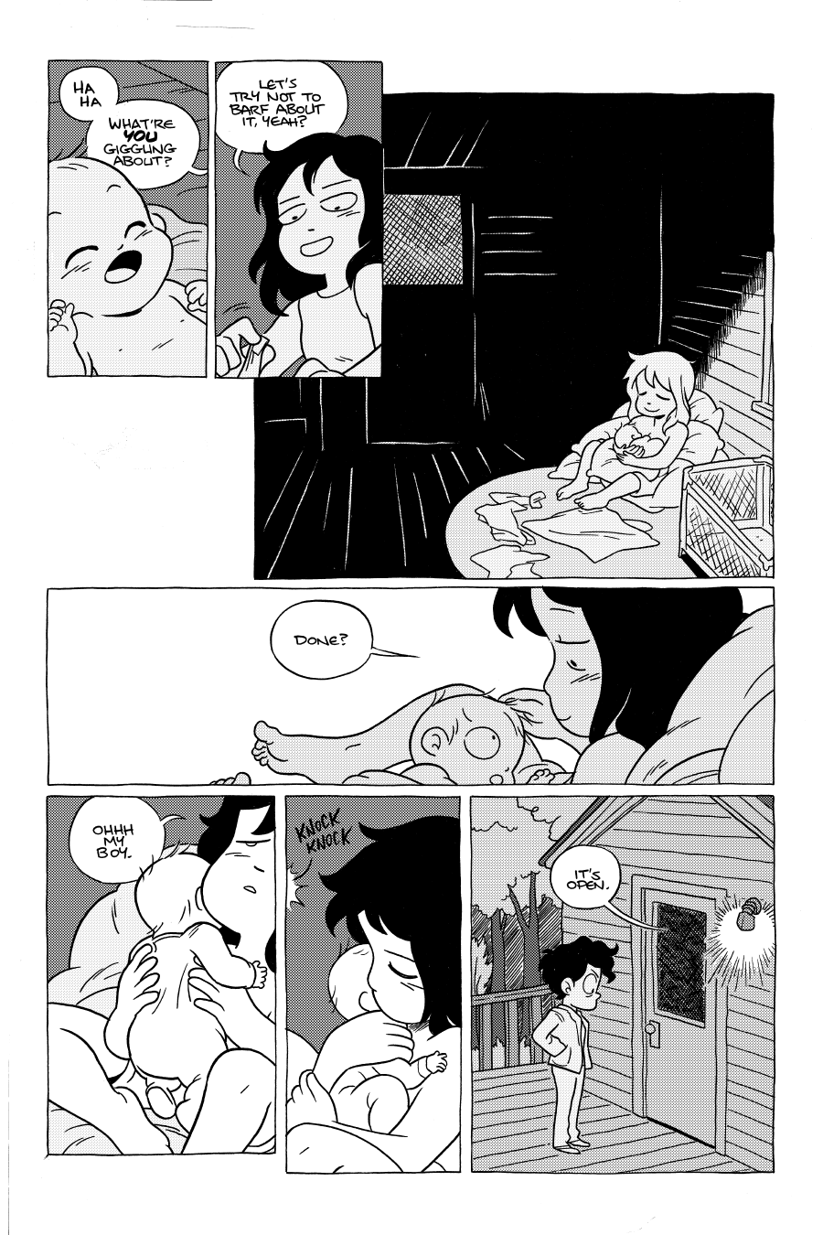 Octopus Pie – #38 – my boy (2022-11-04). Meredith Gran, CC BY-NC-SA 3.0 US. https://www.octopuspie.com/comic/38-my-boy/
