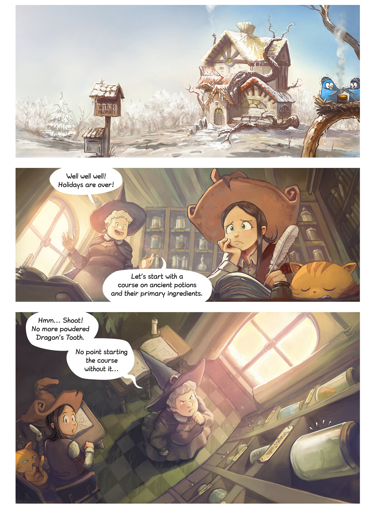 Pepper&Carrot episode 14 page 1 by David Revoy, CC BY 4.0