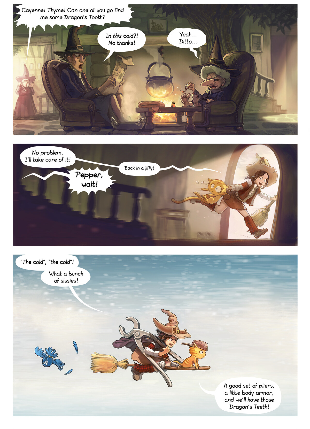 Pepper&Carrot episode 14 page 2 by David Revoy, CC BY 4.0