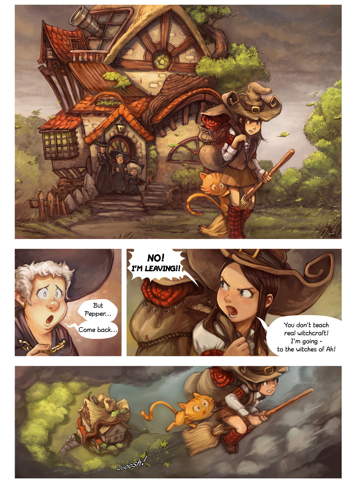 Pepper&Carrot episode 17 page 1 by David Revoy, CC BY 4.0