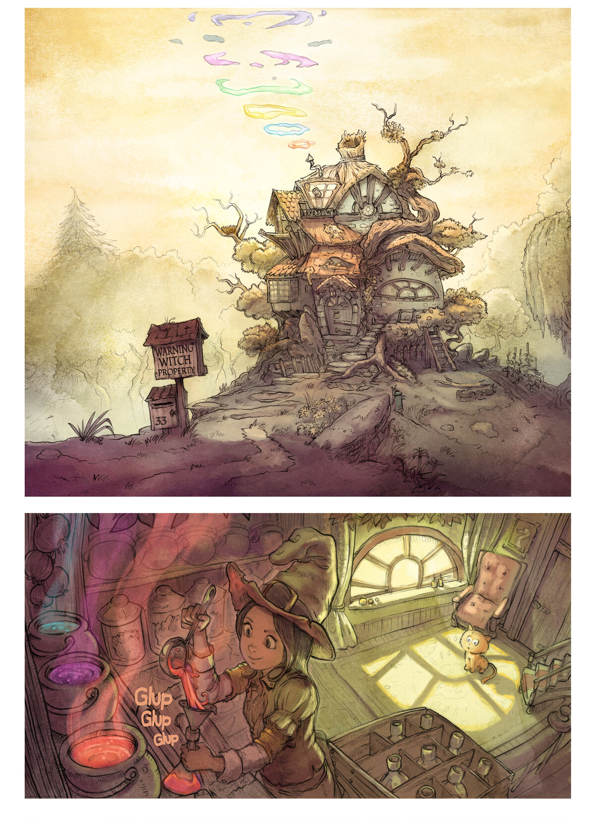 Pepper&Carrot episode 2 page 1 by David Revoy, CC BY 4.0