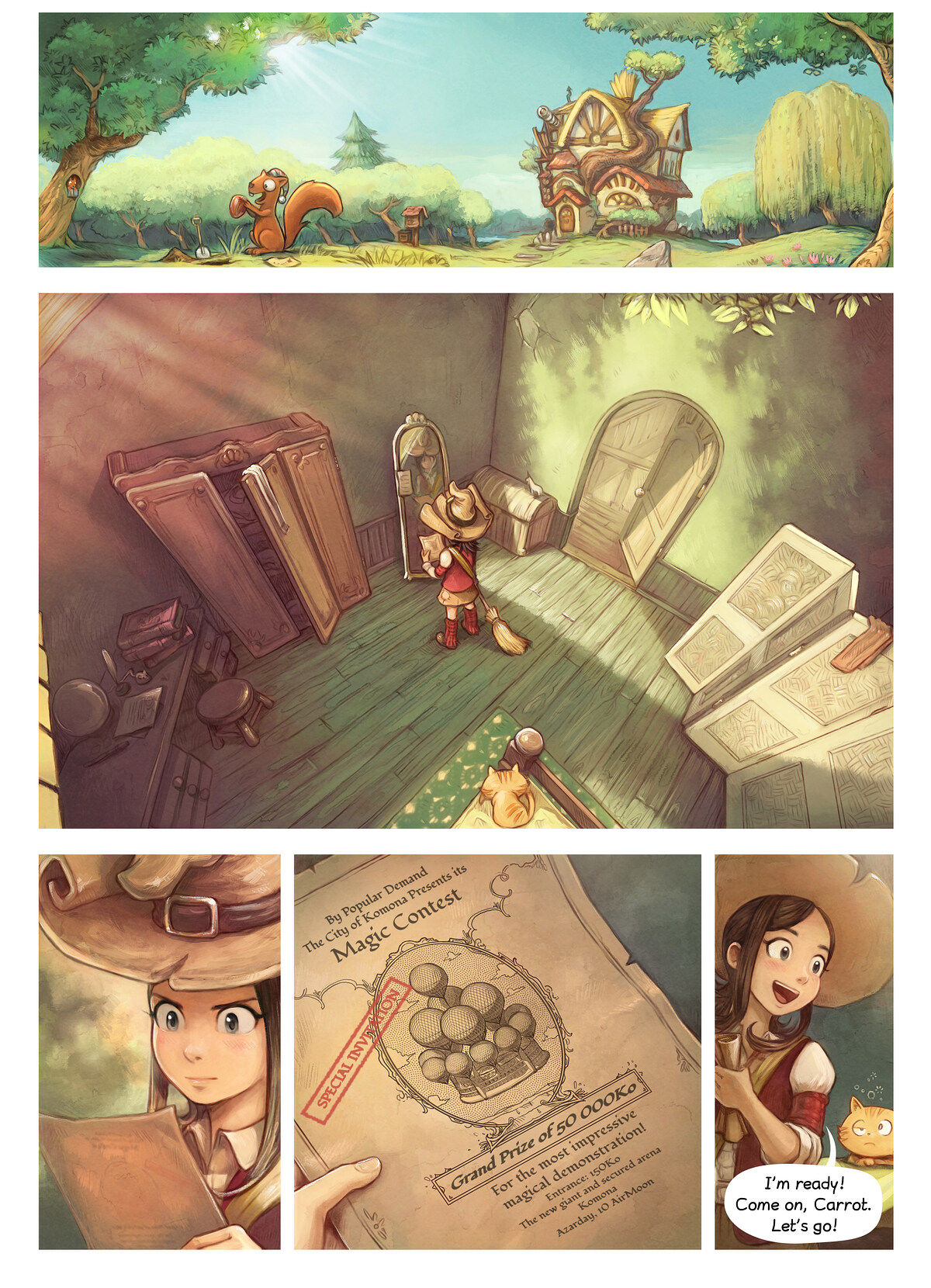Pepper&Carrot episode 21 page 1 by David Revoy, CC BY 4.0