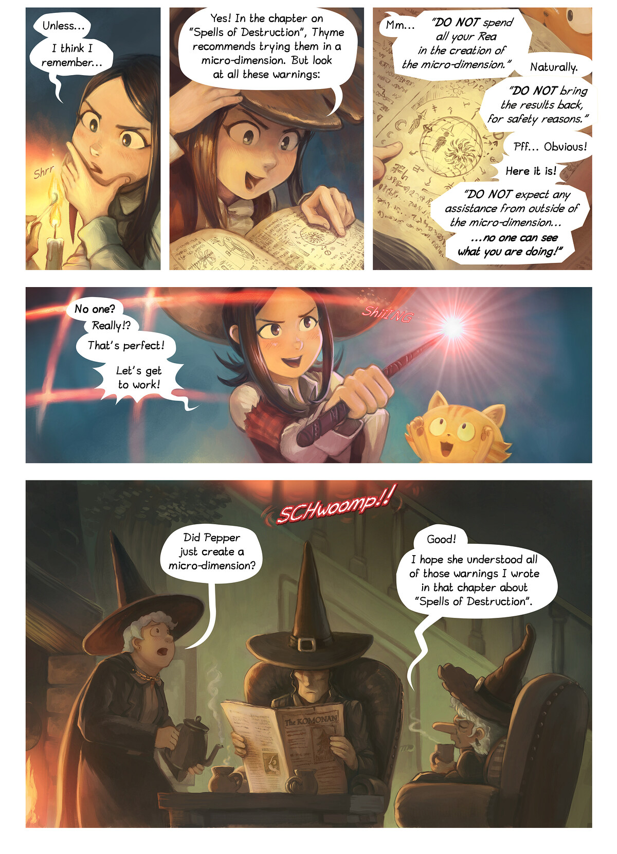 Pepper&Carrot episode 24 page 3 by David Revoy, CC BY 4.0