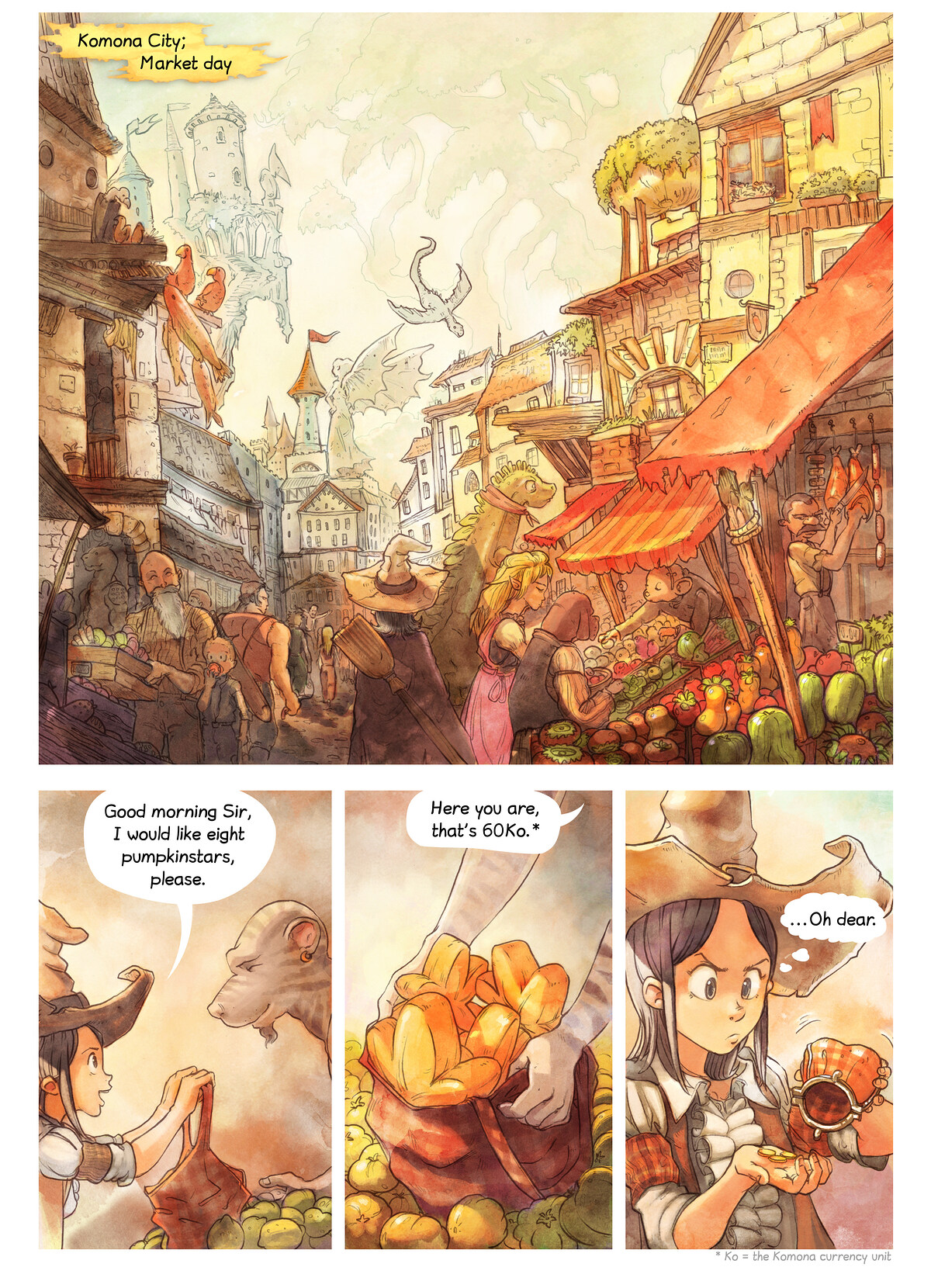Pepper&Carrot episode 3 page 1 by David Revoy, CC BY 4.0