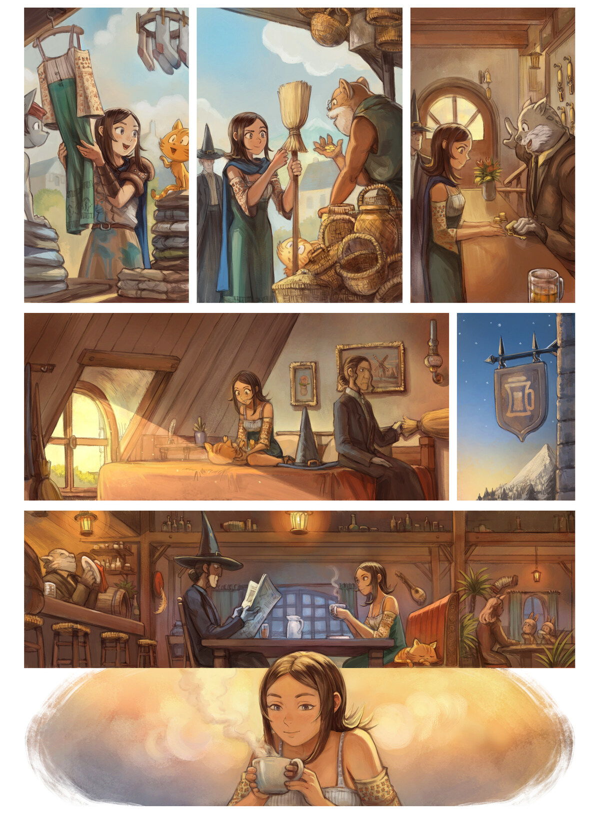 Pepper&Carrot episode 39 page 2 by David Revoy, CC BY 4.0