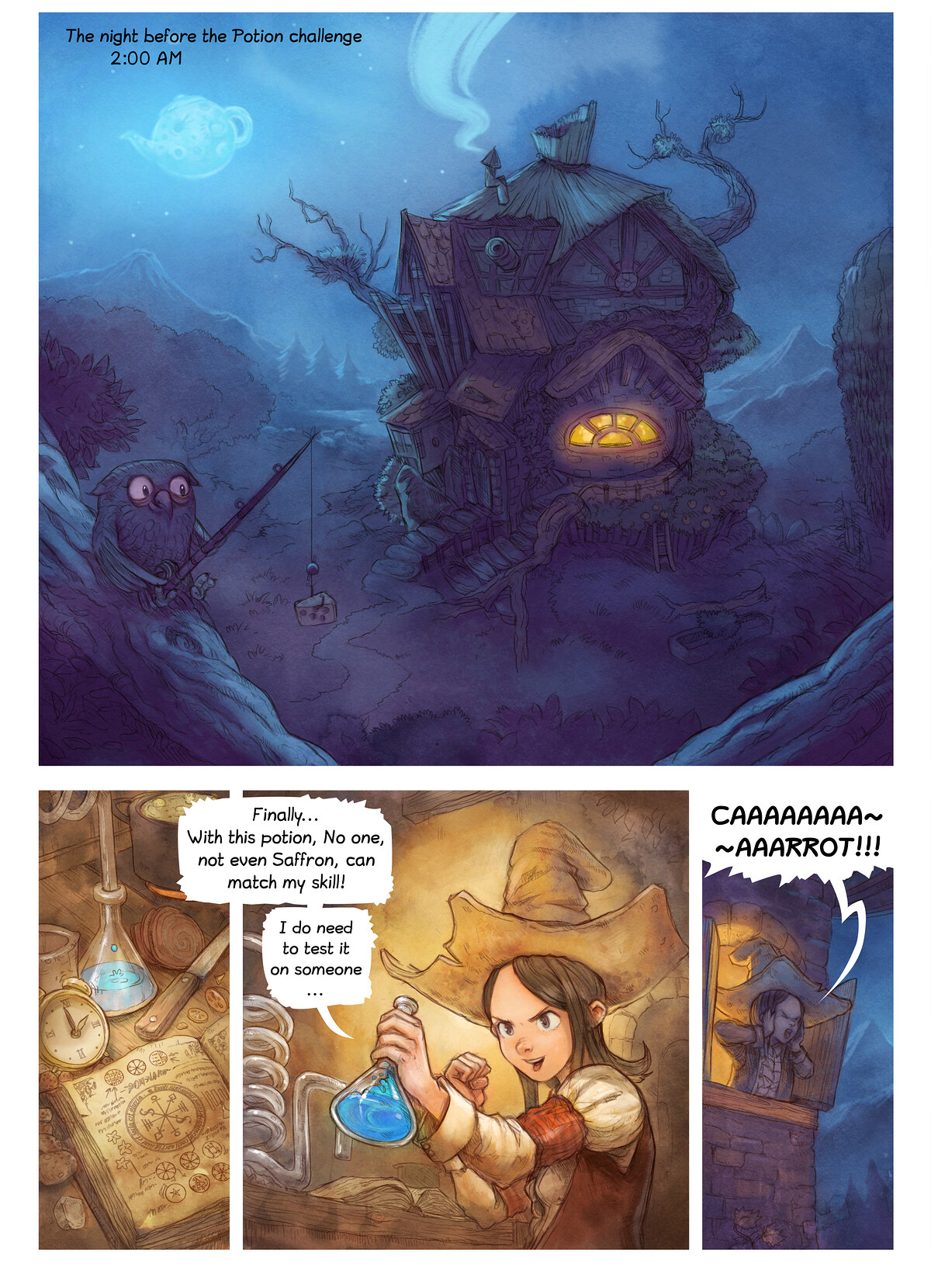Pepper&Carrot episode 4 page 1 by David Revoy, CC BY 4.0
